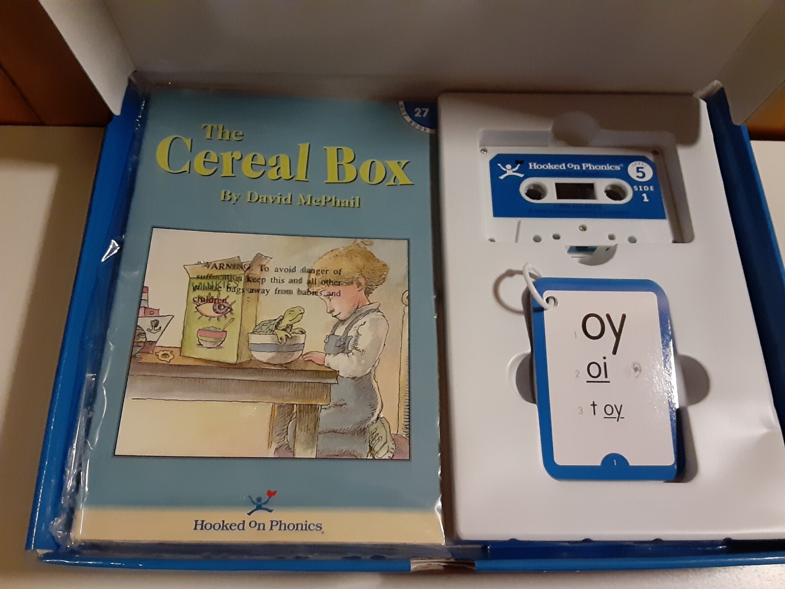 Hooked On Phonics Learn To Read Level 5 Box Set New Books Cassette Flash Cards