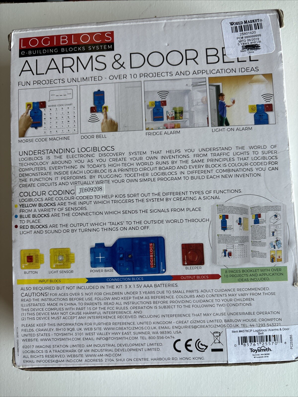 Logiblocs Alarms And Door Bell Steam Toy