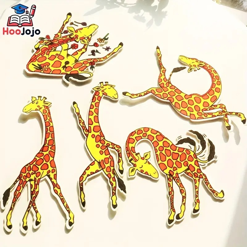 19 Pcs Giraffes Can’t Dance Felt Story Set Flannel Board Storytelling Classroom