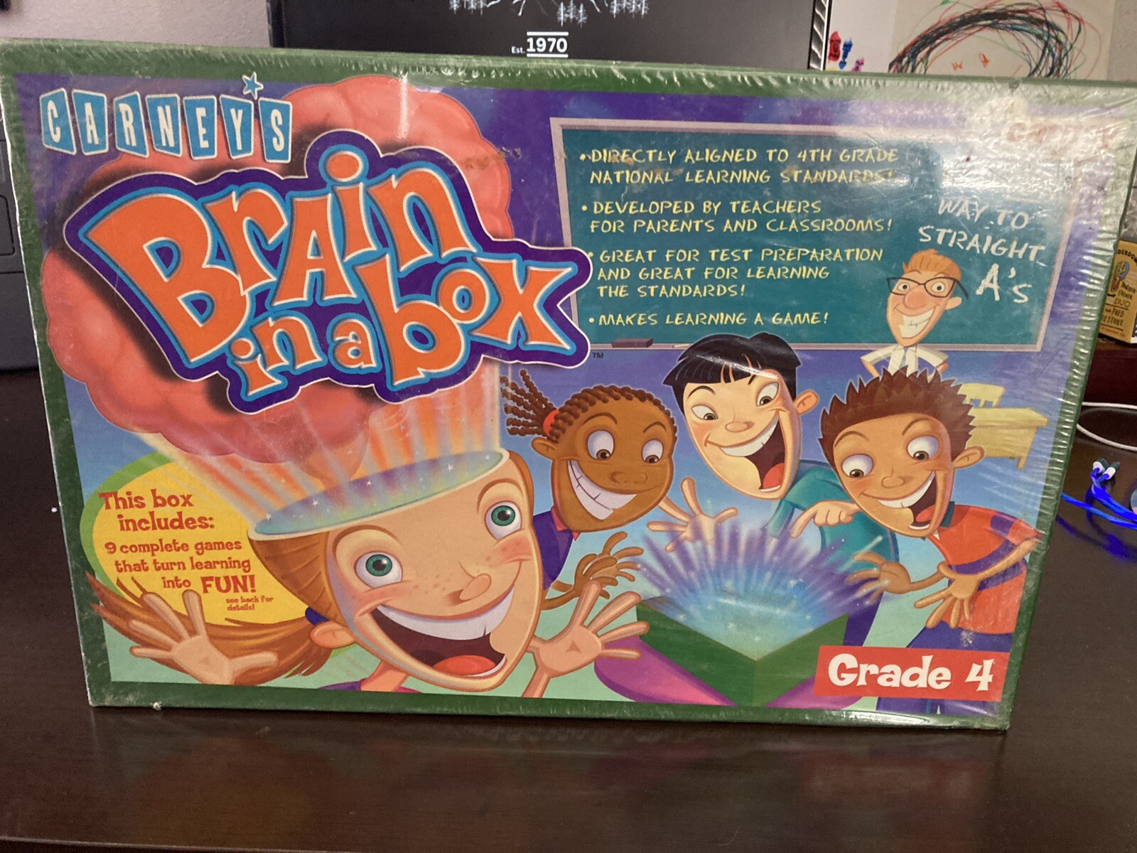 Carney’s Brain in a Box Grade 4 Educational Fun Homeschool 🆕 b