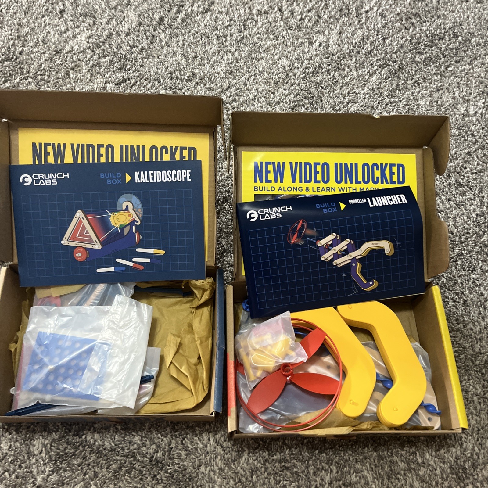 Lot of 9 – Crunch Labs Build Box by Mark Rober Hands on Engineering (Ages 8-13)