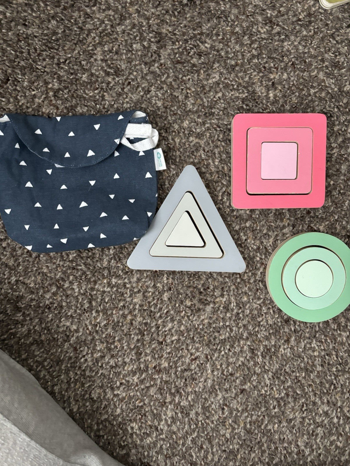 Kiwi Co Panda Crate Shapes Puzzle And Bag