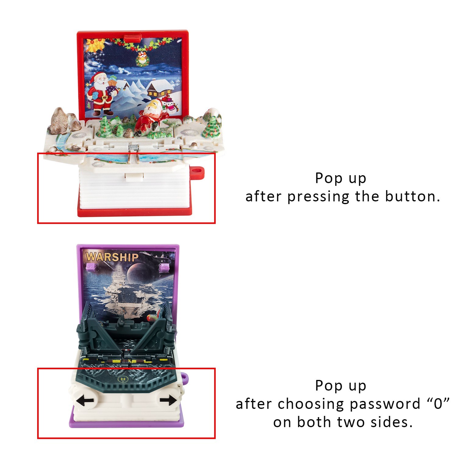 3D Pop-up Book Dinosaur Keychain Folding Stree Relief Puzzle Educational Toy x 3