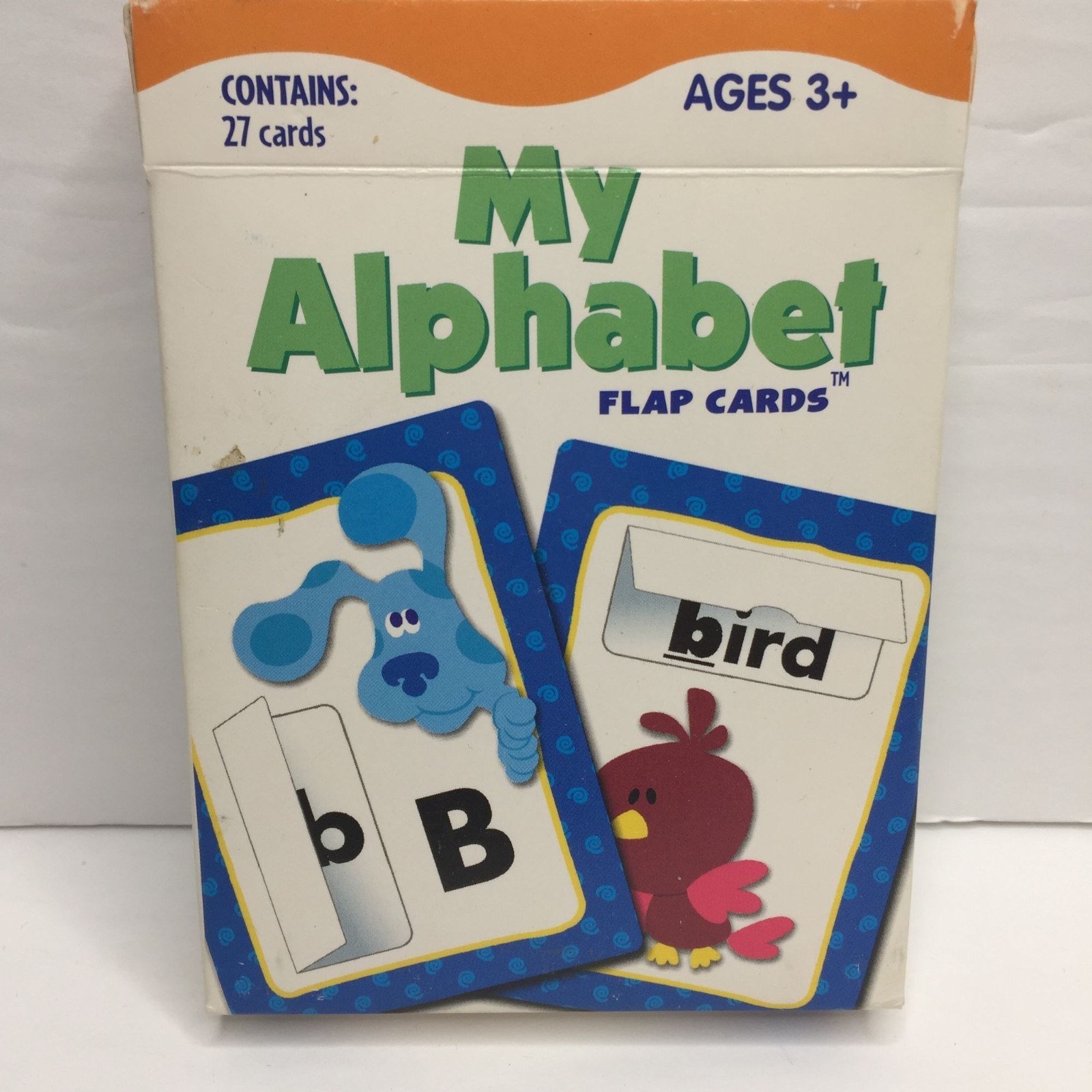 Learning Horizons Blues Clues My Alphabet Flap Flash Cards Ages 3+ Educational