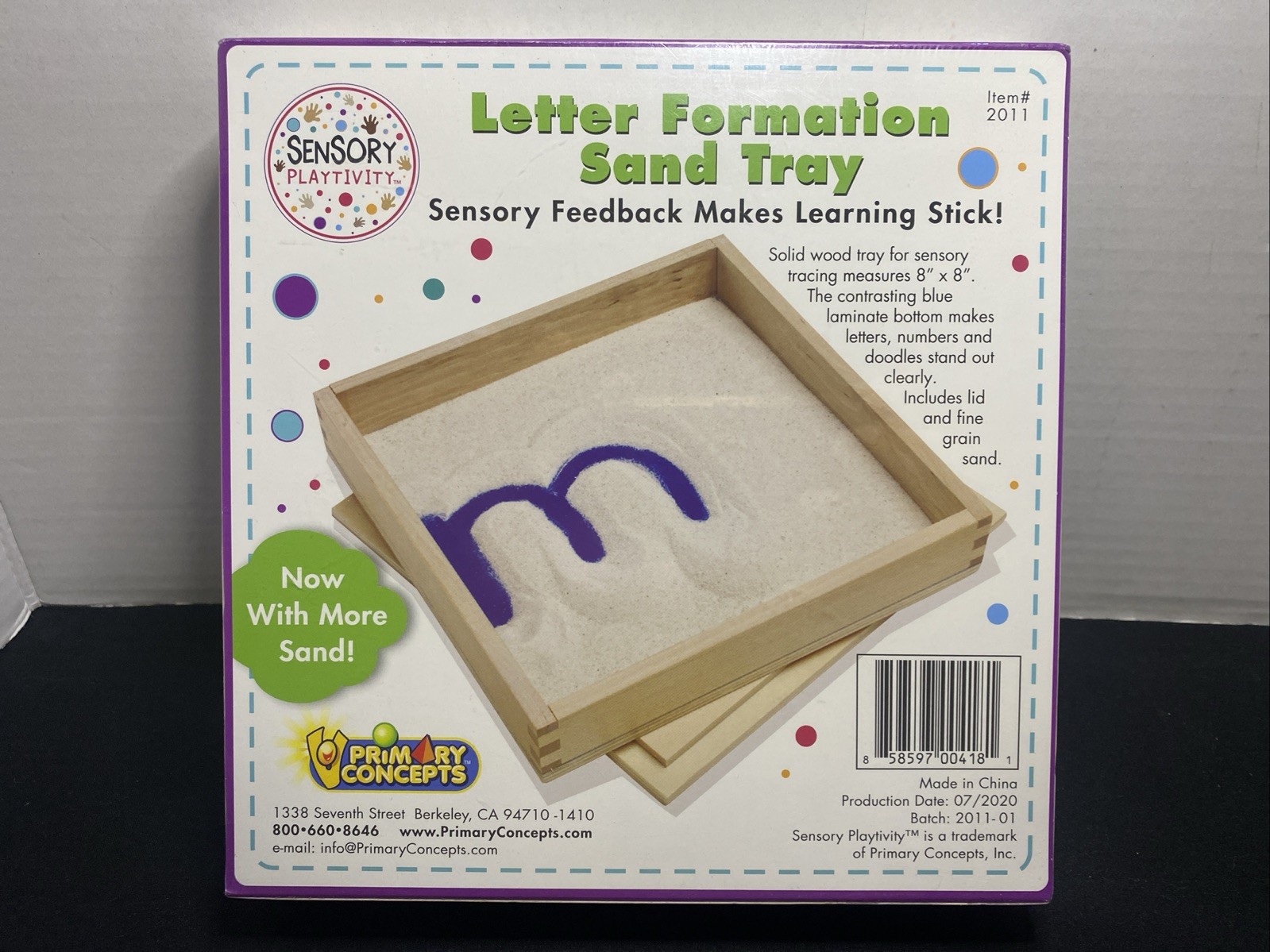 Primary Concepts Letter Formation Sand Tray Montessori Sensory Write Homeschool