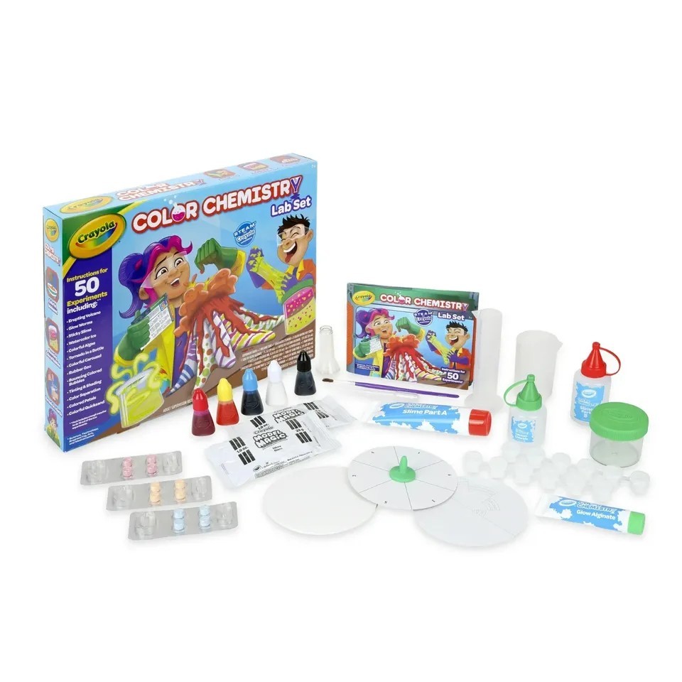 Crayola Color Chemistry Lab Set Instructions 50 Experiments STEM New, Unopened