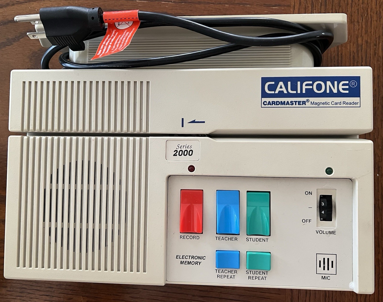 Caliphone Cardmaster Magnetic Card Reader Bundle ( Includes Phonics+Blank Cards)