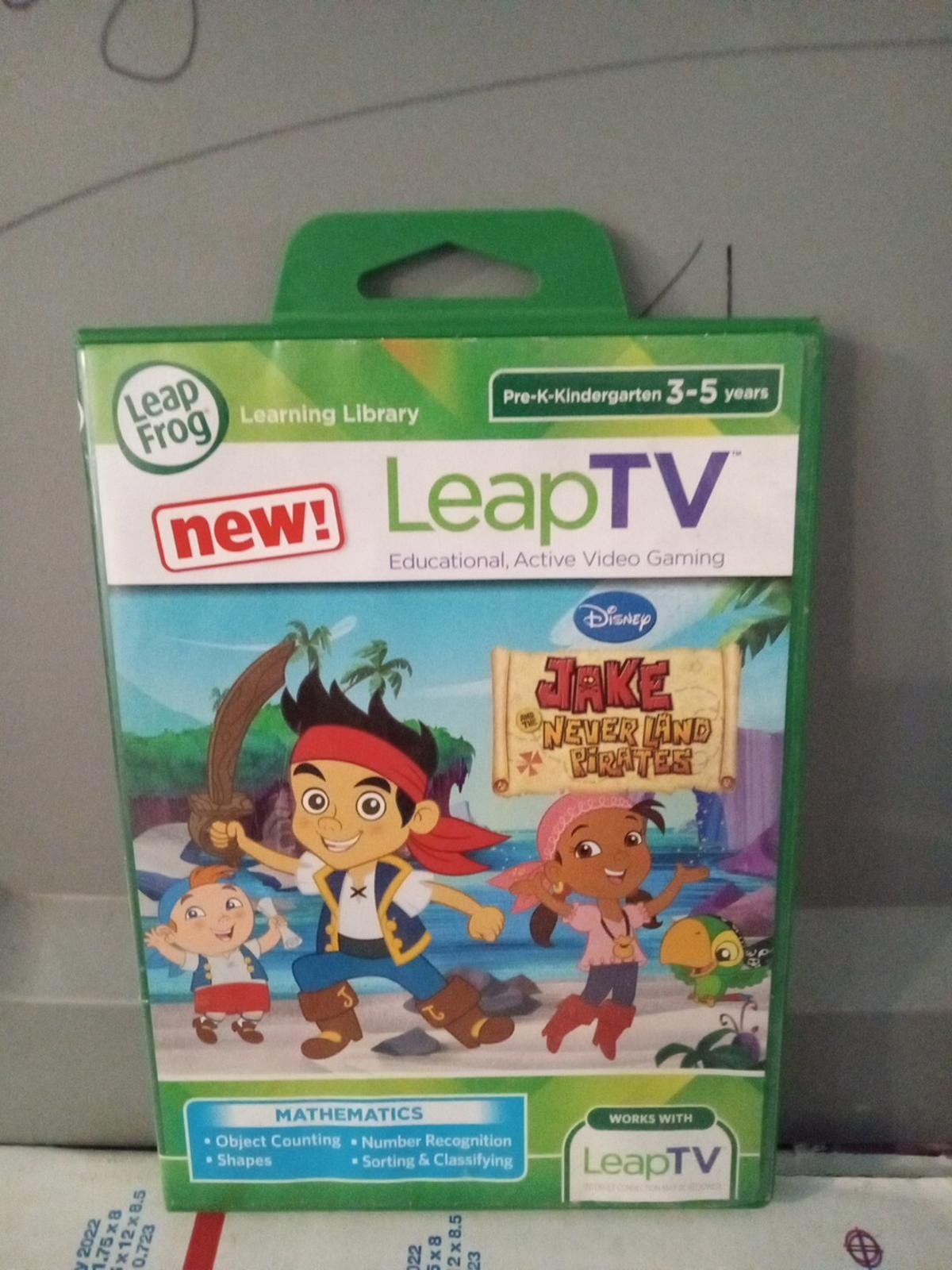 Leap Frog Learning Game Jake & The Neverland Pirates LeapTV Mathematics #175c