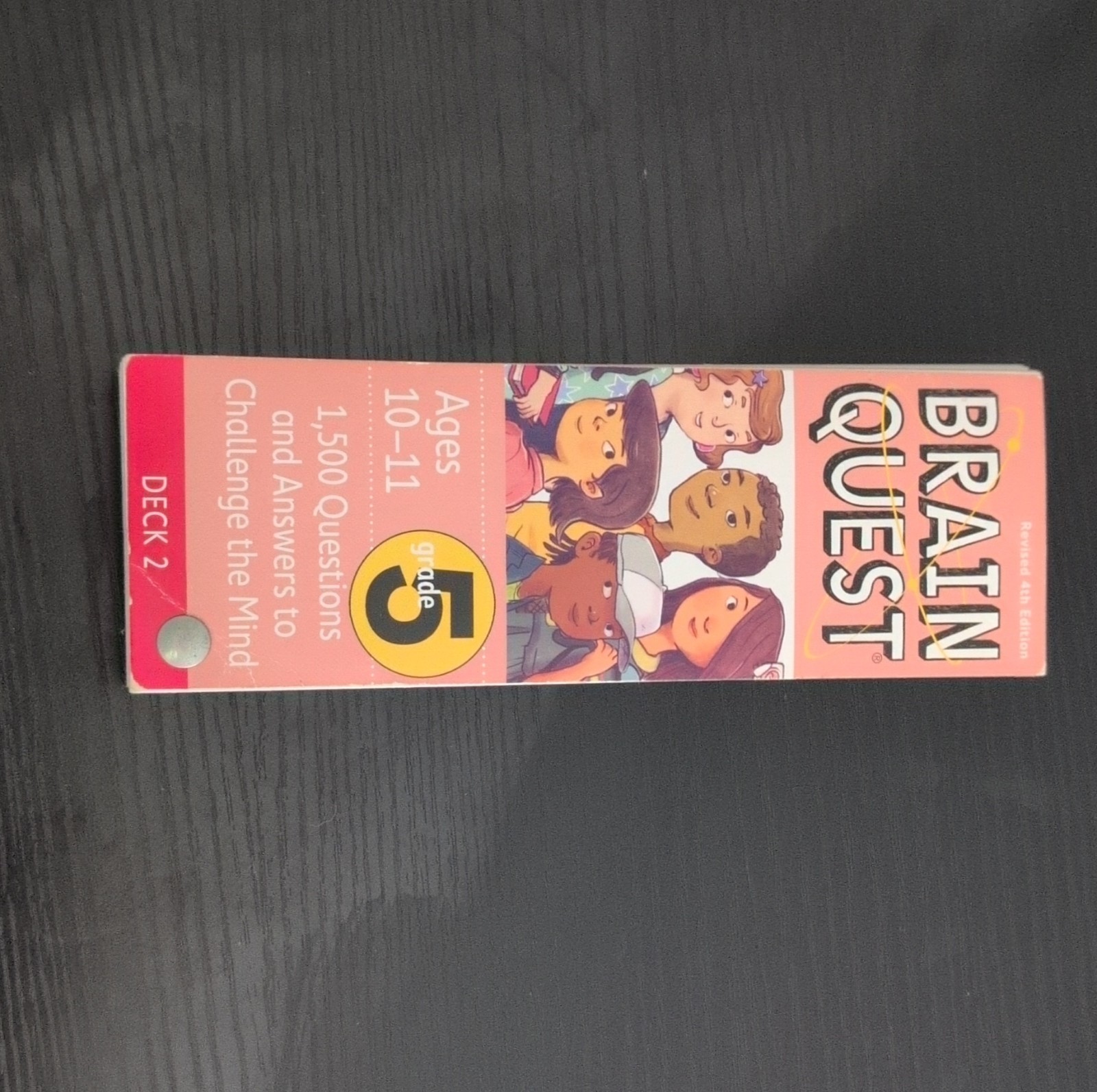 Brain Quest Grade 5 Deck 2 Ages 10-11 Educational Cards 1500 Q&A