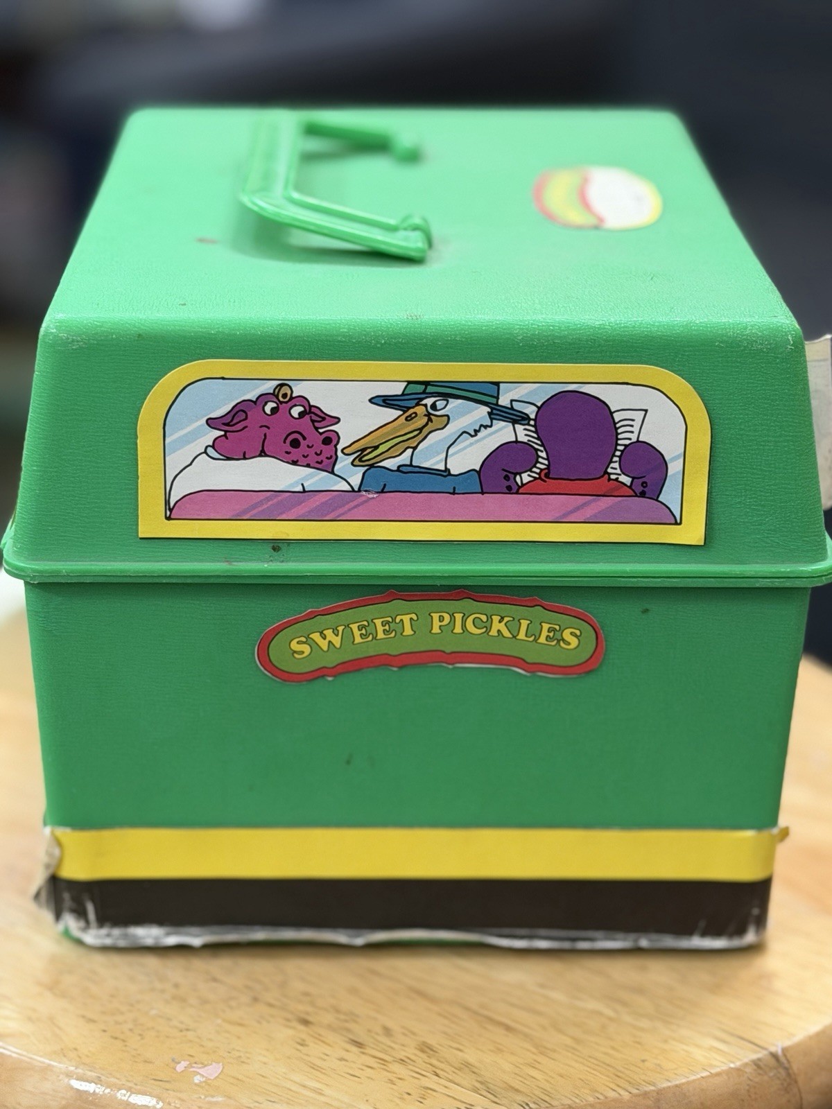 VTG Sweet Pickles Preschool Program Learning Case Activity Bus Full w/ Cards