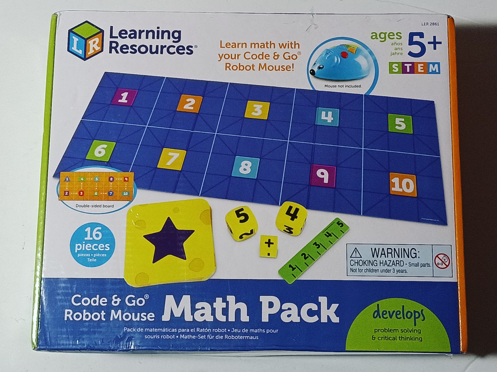 [NEW] Code and Go Robot Mouse Math Pack – 16 pcs (Mouse not included) STEM