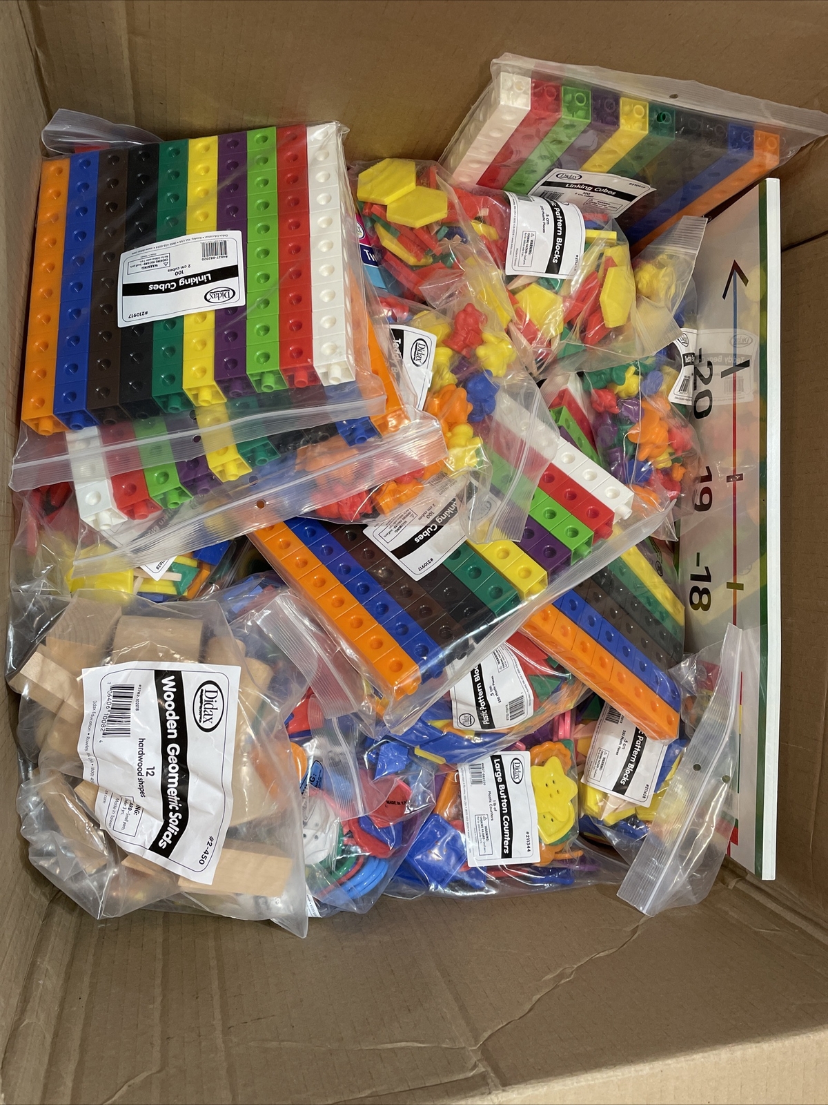 LARGE BOX LOT Didax Learning Educational Toys Classroom Teaching Homeschool More