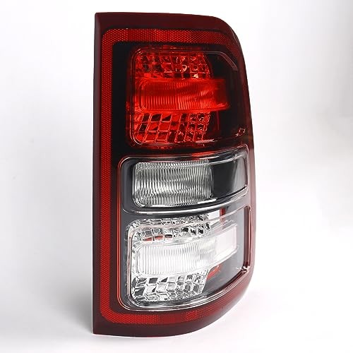 Halogen Tail Lights Assembly Compatible with Dodge Ram 1500 Black RH Passenger