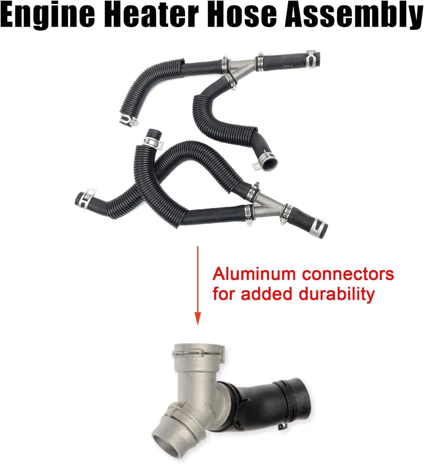 HVAC Heater Hose Assembly For 2010 Dodge Grand Caravan Chrysler Town & Country