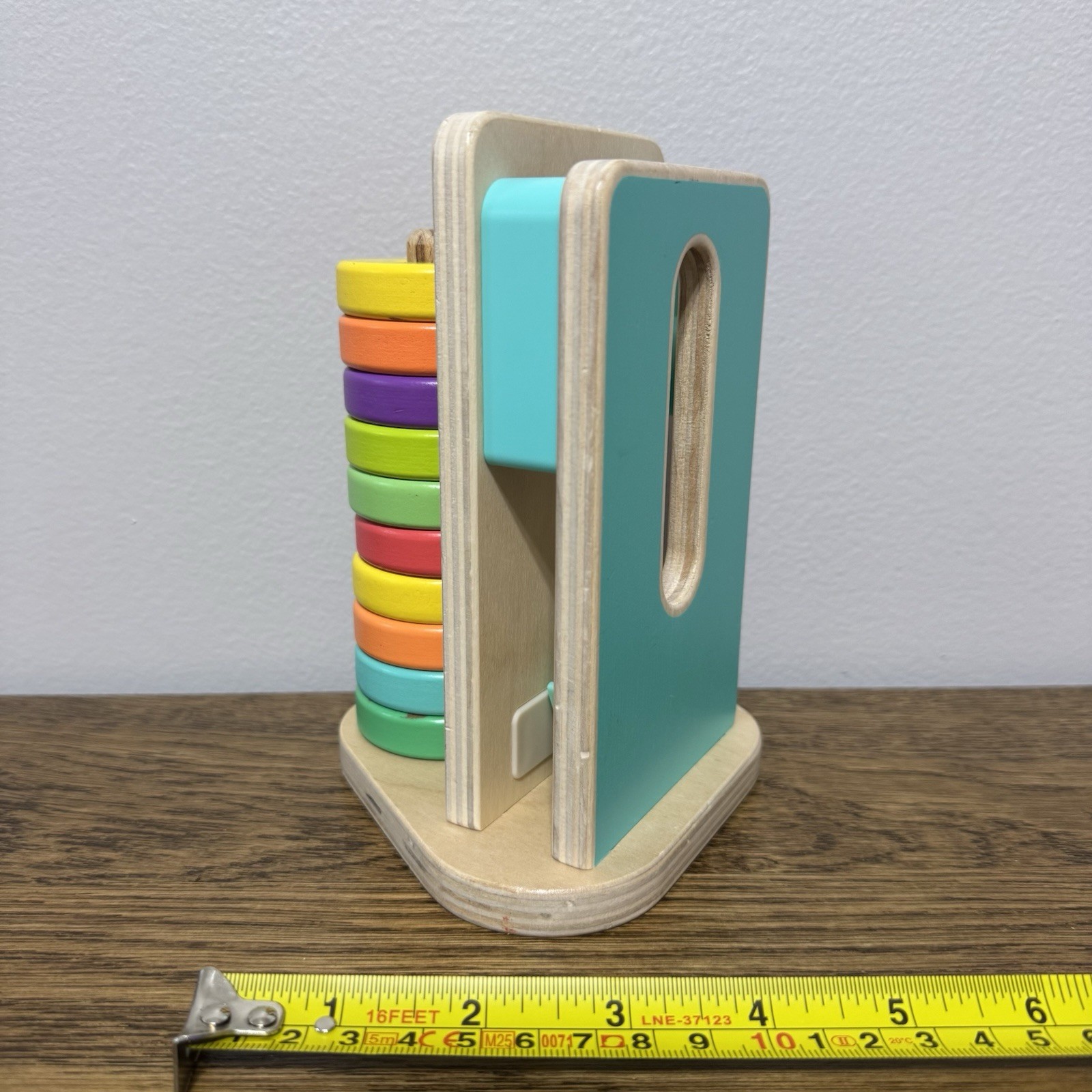 Lovevery Babbler Play Kit…Wooden Stack And Slot Baby Toy Ring Drop