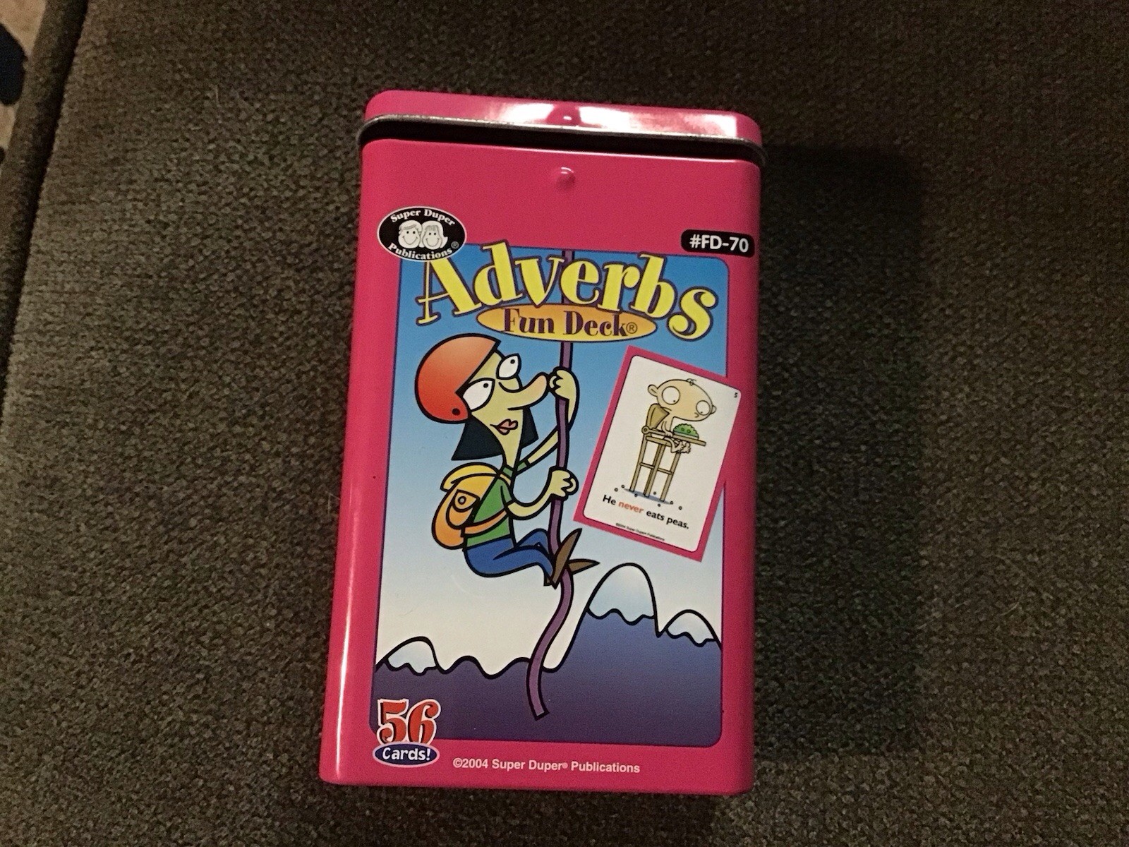Super Duper Publications Adverbs Fun Deck FD-70 56 Cards Reading 100% complete