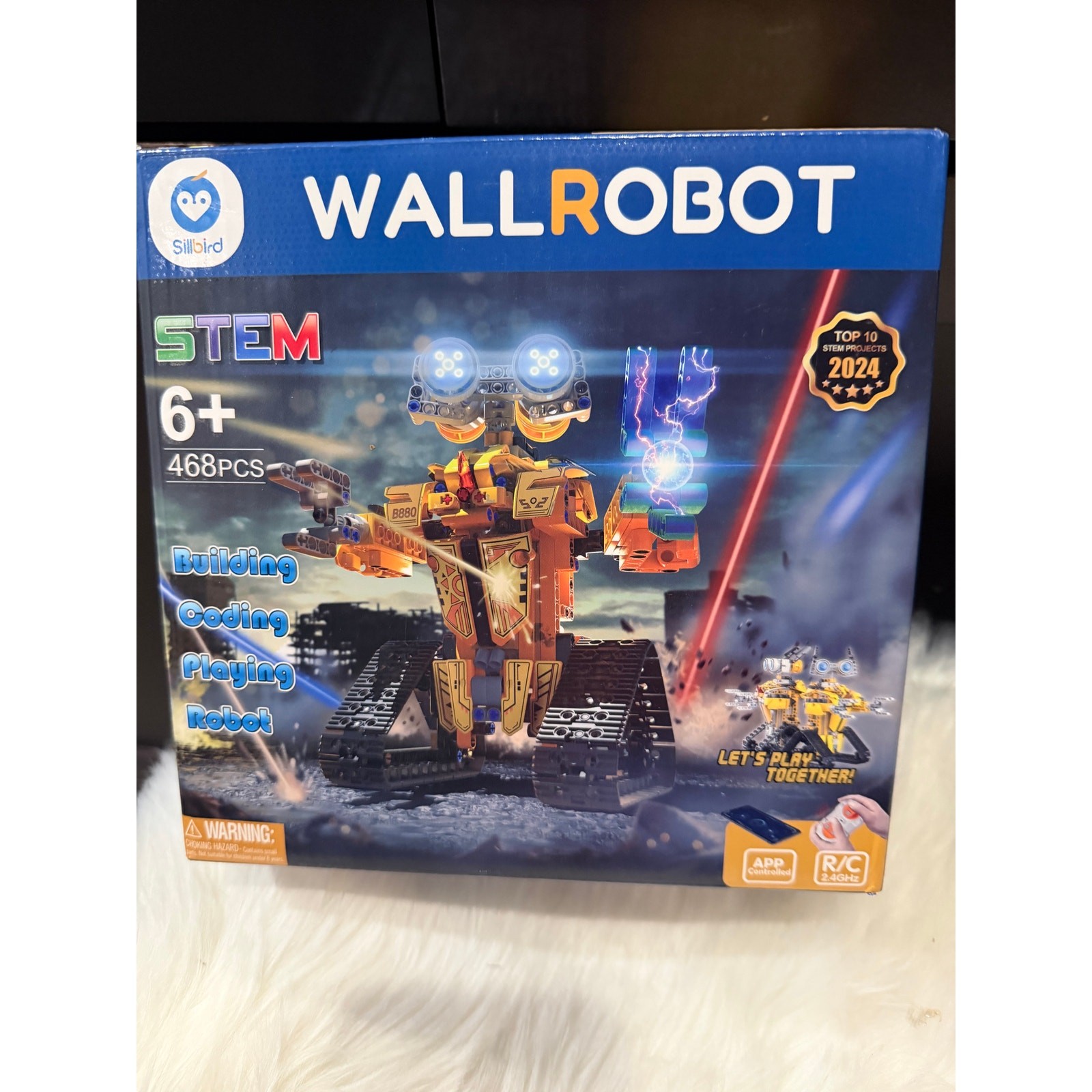 Sillbird Stem Building Robot Kit B880 Wallrobot Robotics Set Montessori Learning