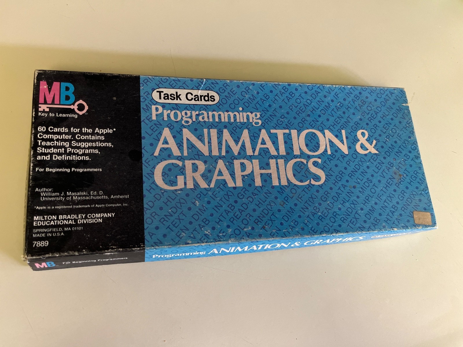 Milton Bradley Task Cards – Programming Animation and Graphics