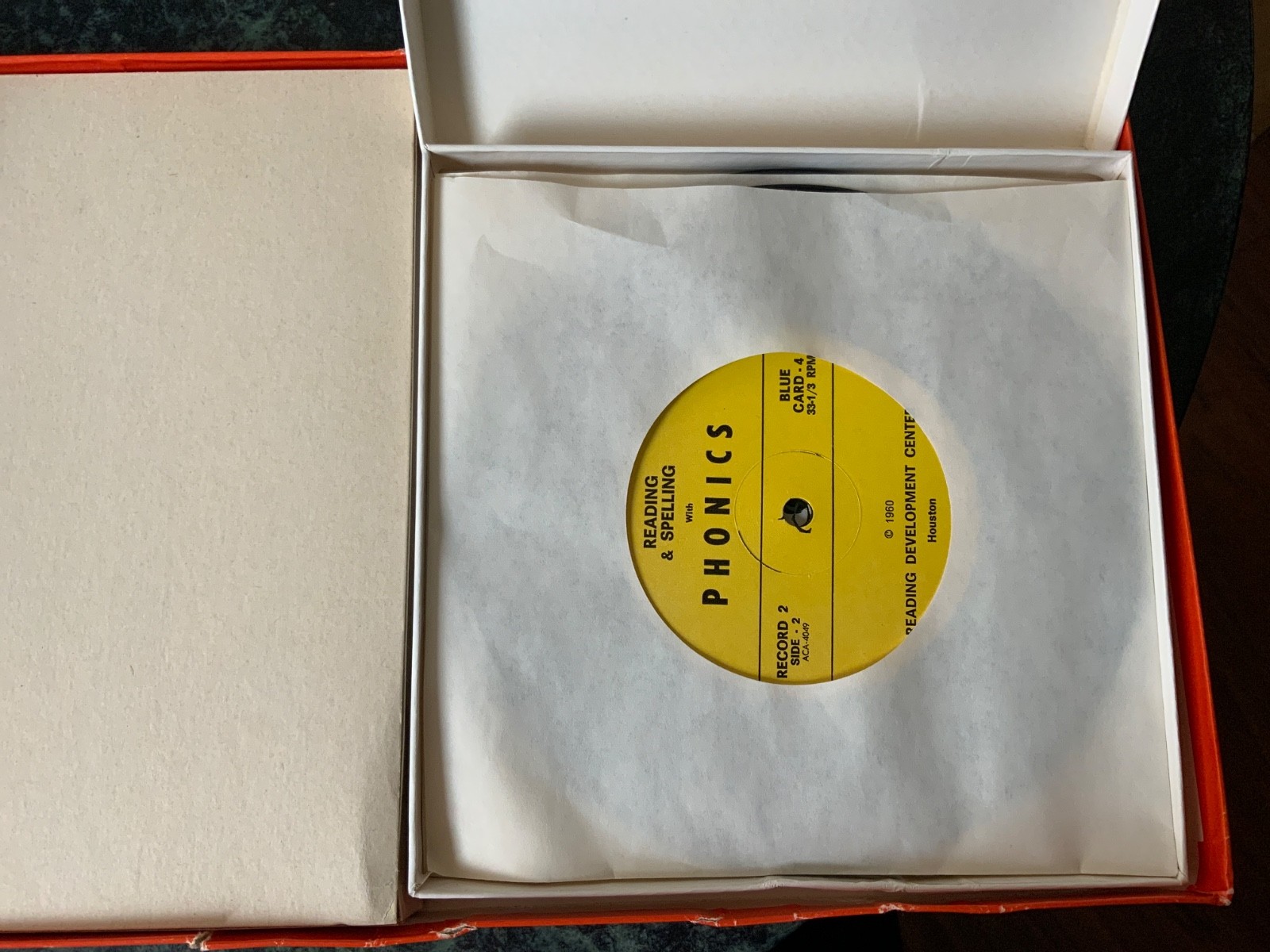 Vintage Reading and Spelling with Phonics w/phonics cards 1964