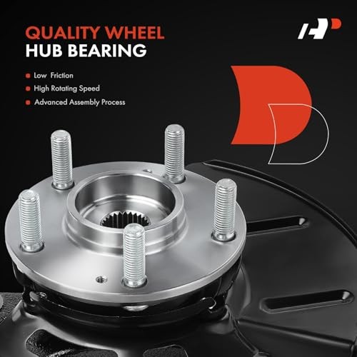 2 x Front Left and Right Steering Knuckle & Front Driver and Passenger Side