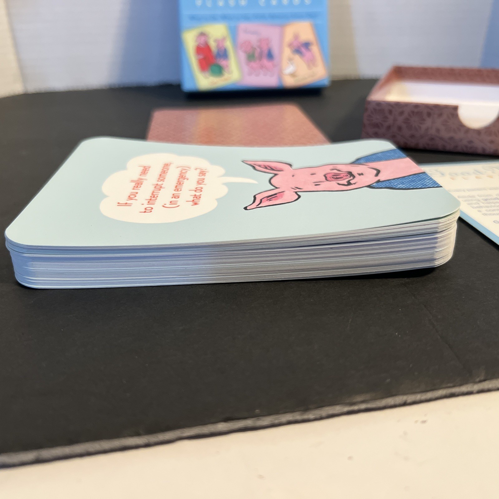 eeboo Good Manners Flash Cards What to Do, What to Say, Polite Behavior Everyday