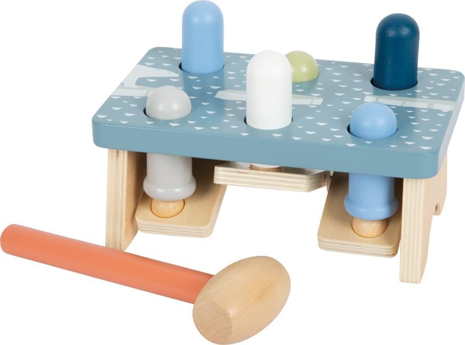 small foot Game Arctic Made of FSC 100%-Certified Wood, Hammer Bench for Kids Ag