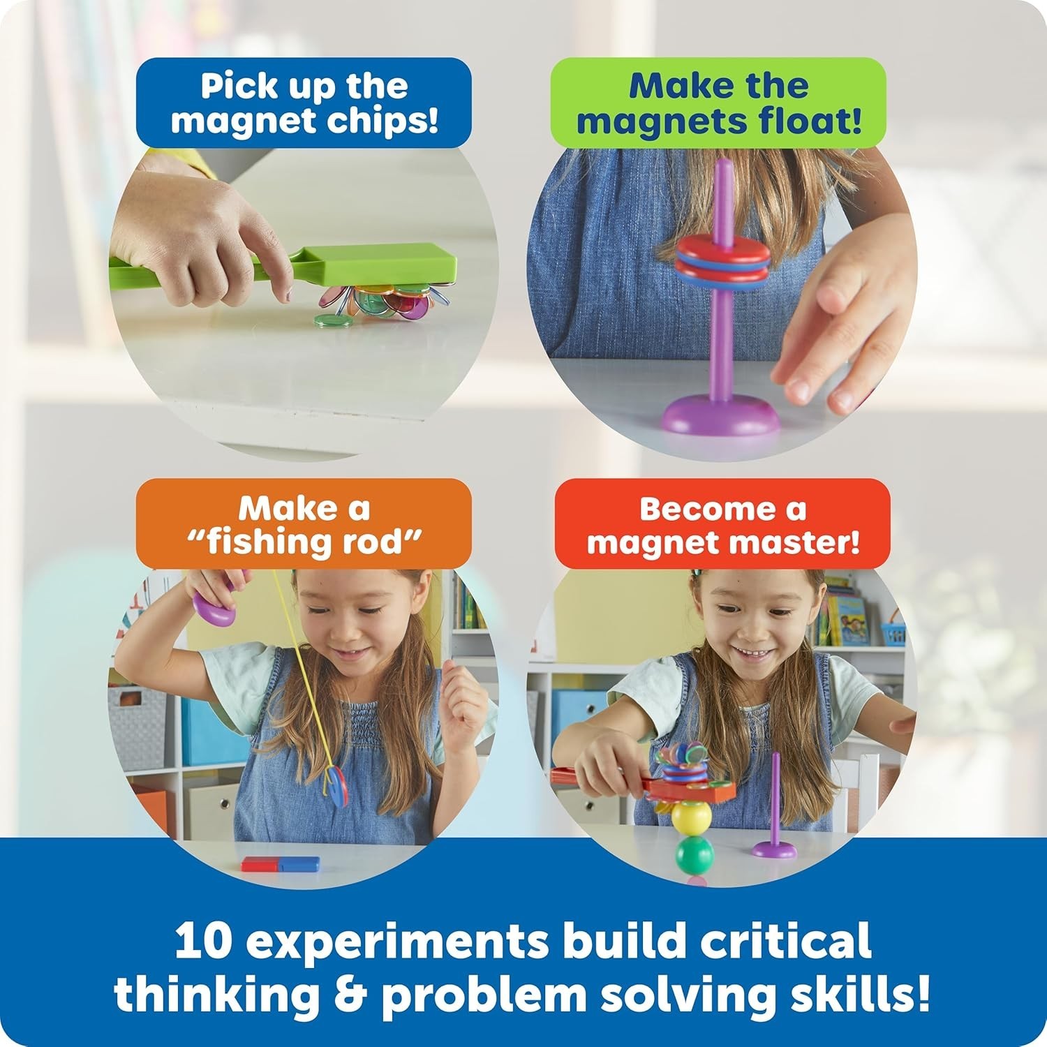 STEM Explorers Magnet Movers – Science For Kids Sensory Bin, Critical Thinkin…