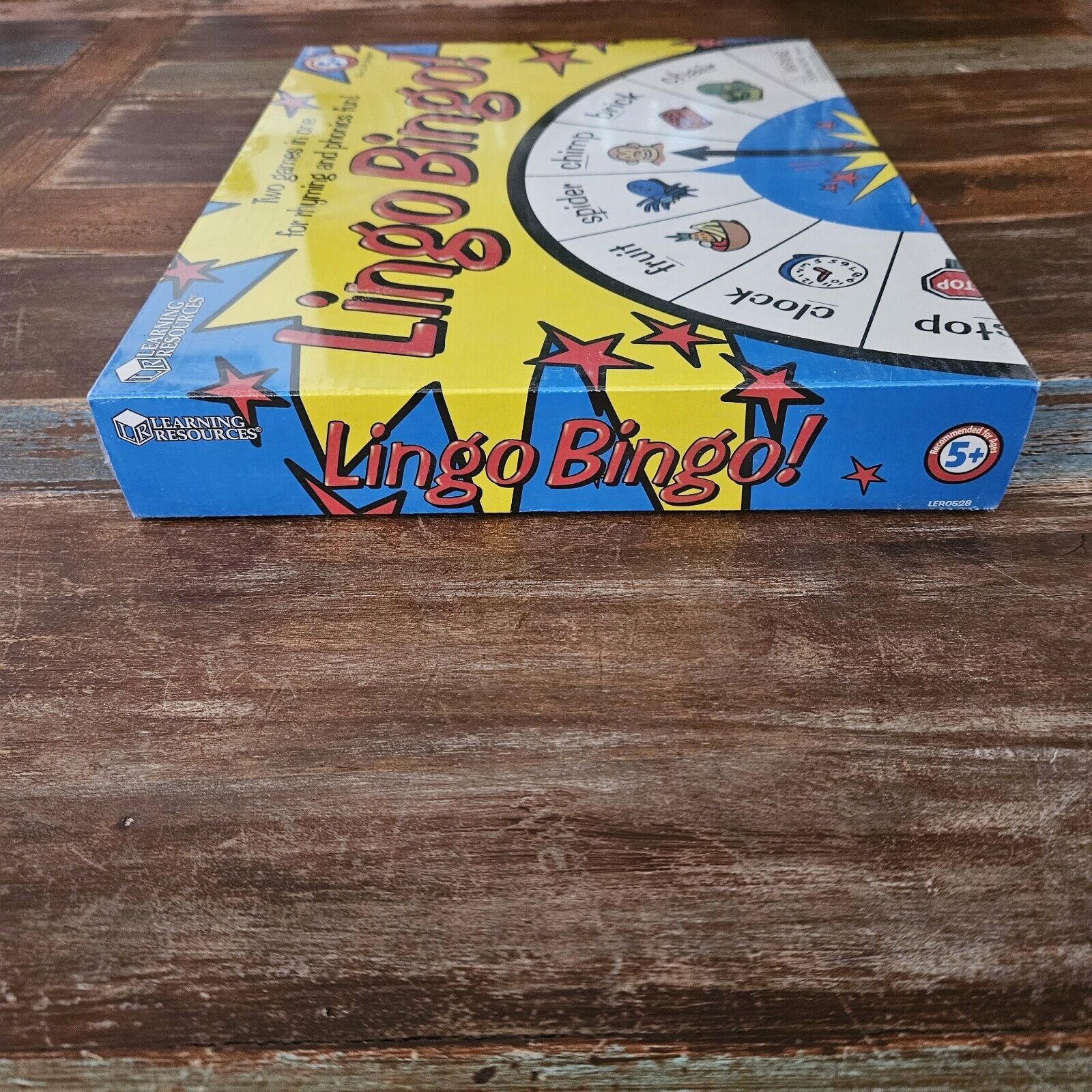 Lingo Bingo Language Board Game Two Games For Rhyming & Phonics