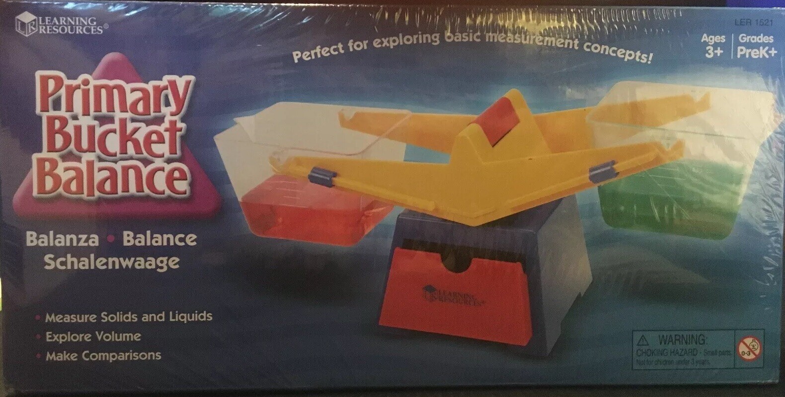 Learning Resources Primary Bucket Balance LER 1521 ~ New