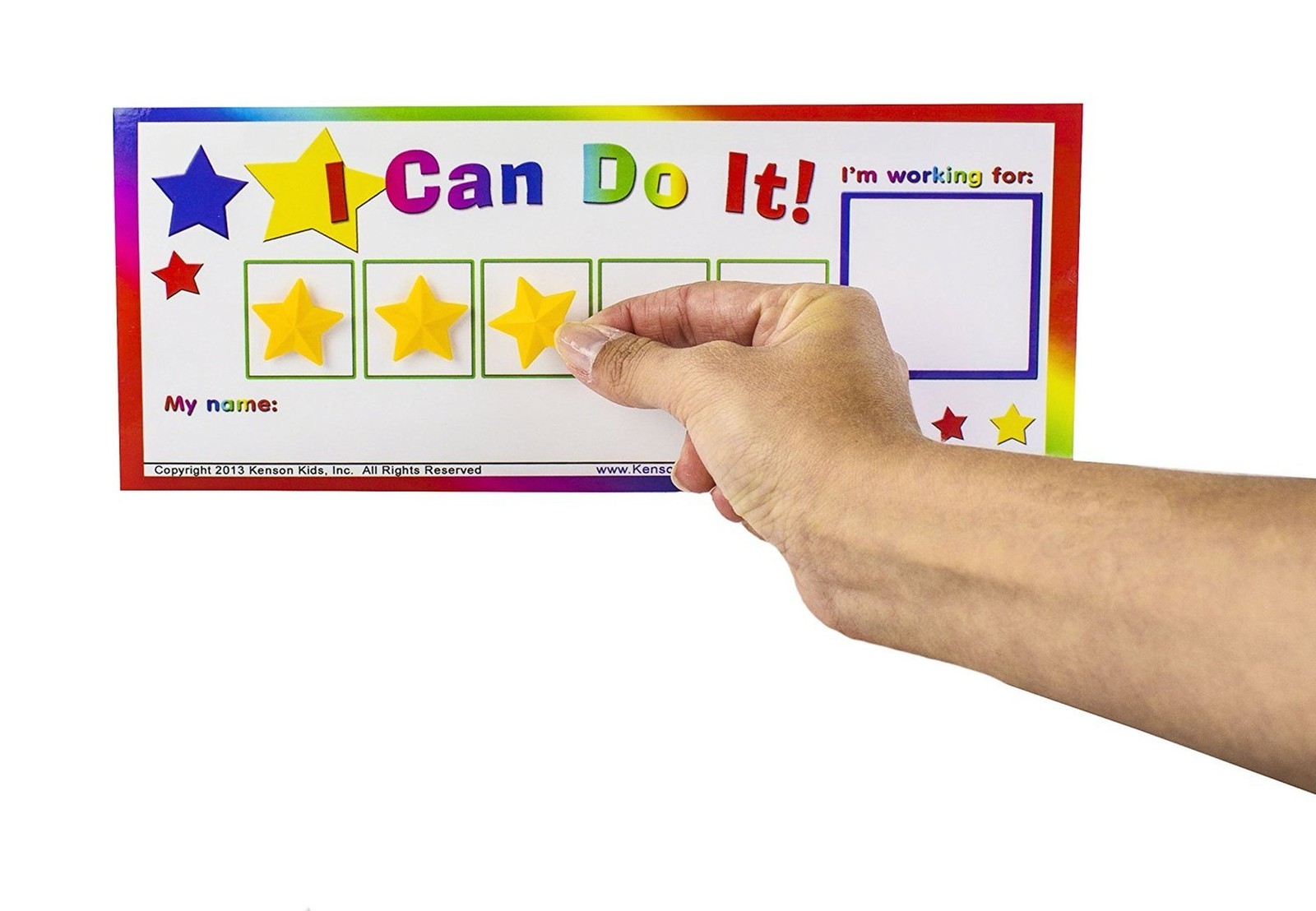 Kenson Kids I Can Do It! Star Token Board Dry Erase Classroom Incentive Chart…
