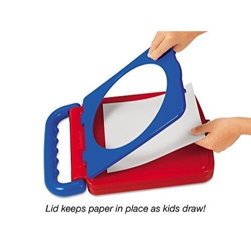 Lakeshore Spiral Art Design Center Ages 4 and Up Includes Case 12 Spiral Designe