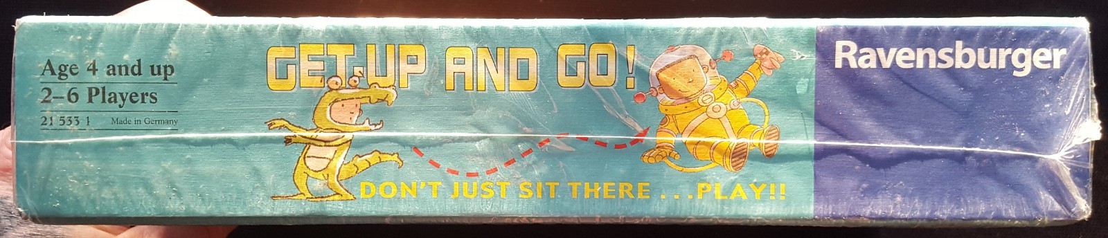 GET UP AND GO! DON’T JUST SIT THERE…PLAY VINTAGE GAME BY RAVENSBURGER – NEW