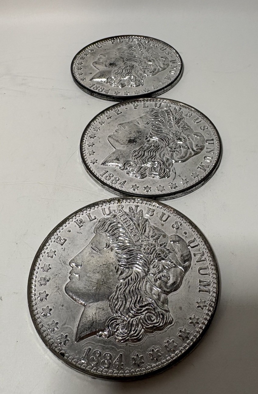 3″ Plastic Play Money Lot Of 19 Hong Kong Kennedy Lincoln Buffalo Roosevelt