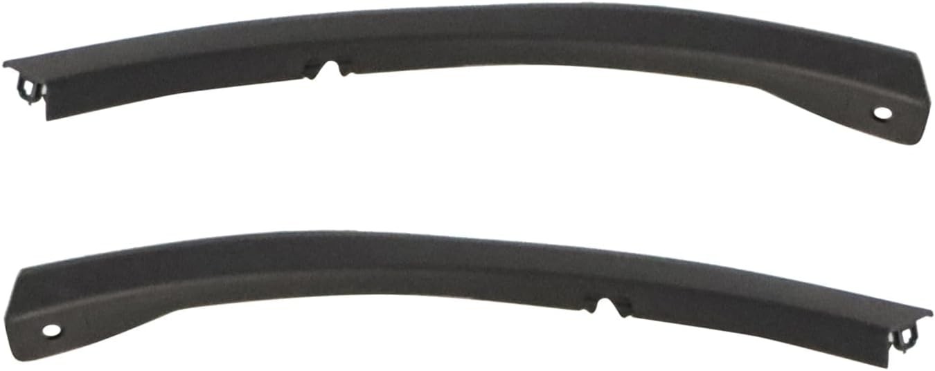 2PCS Front Bumper End Caps Compatible with RAV-Four 2016-2018 Textured Right