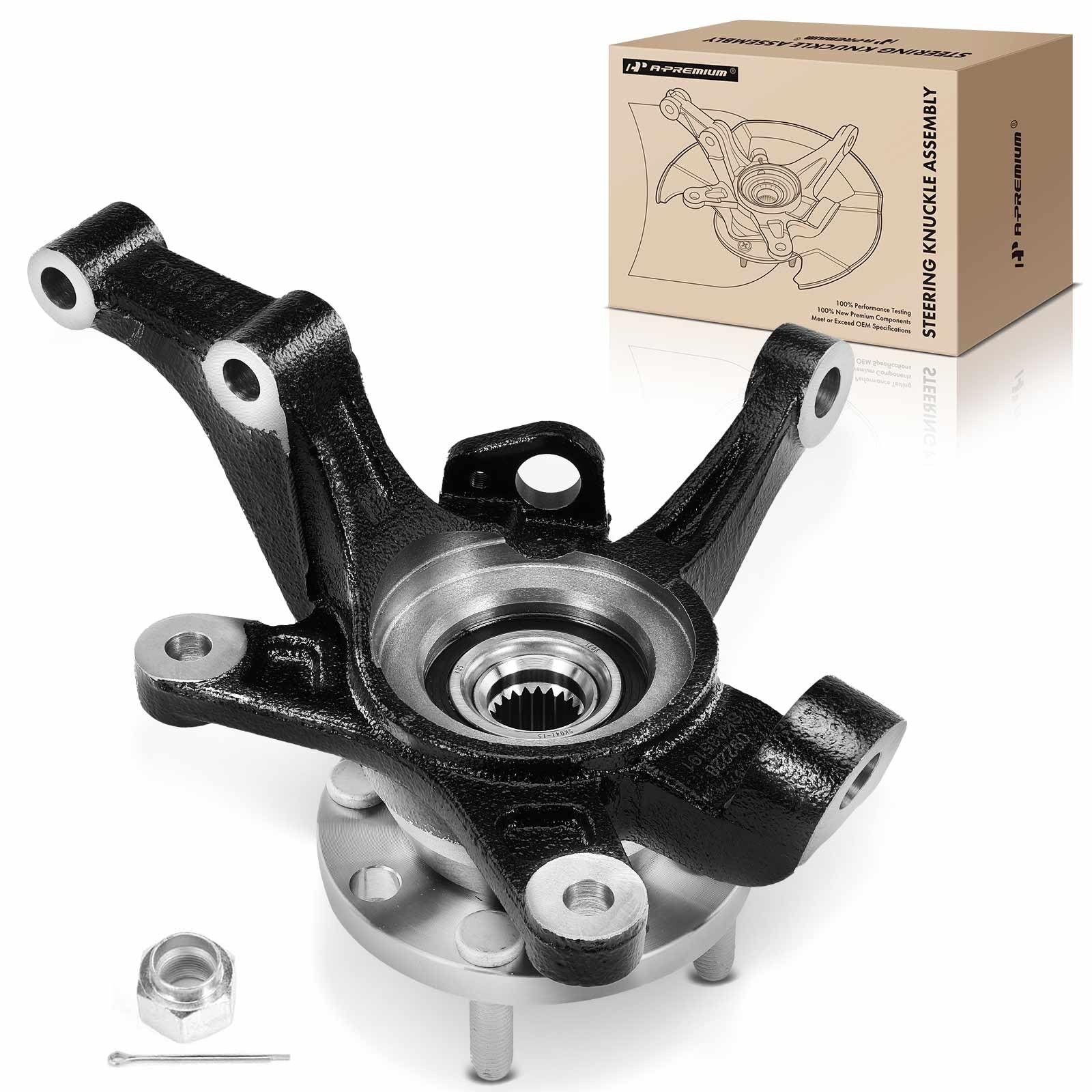 Front Right Passenger Steering Knuckle Hub Bearing for Chevrolet Pontiac