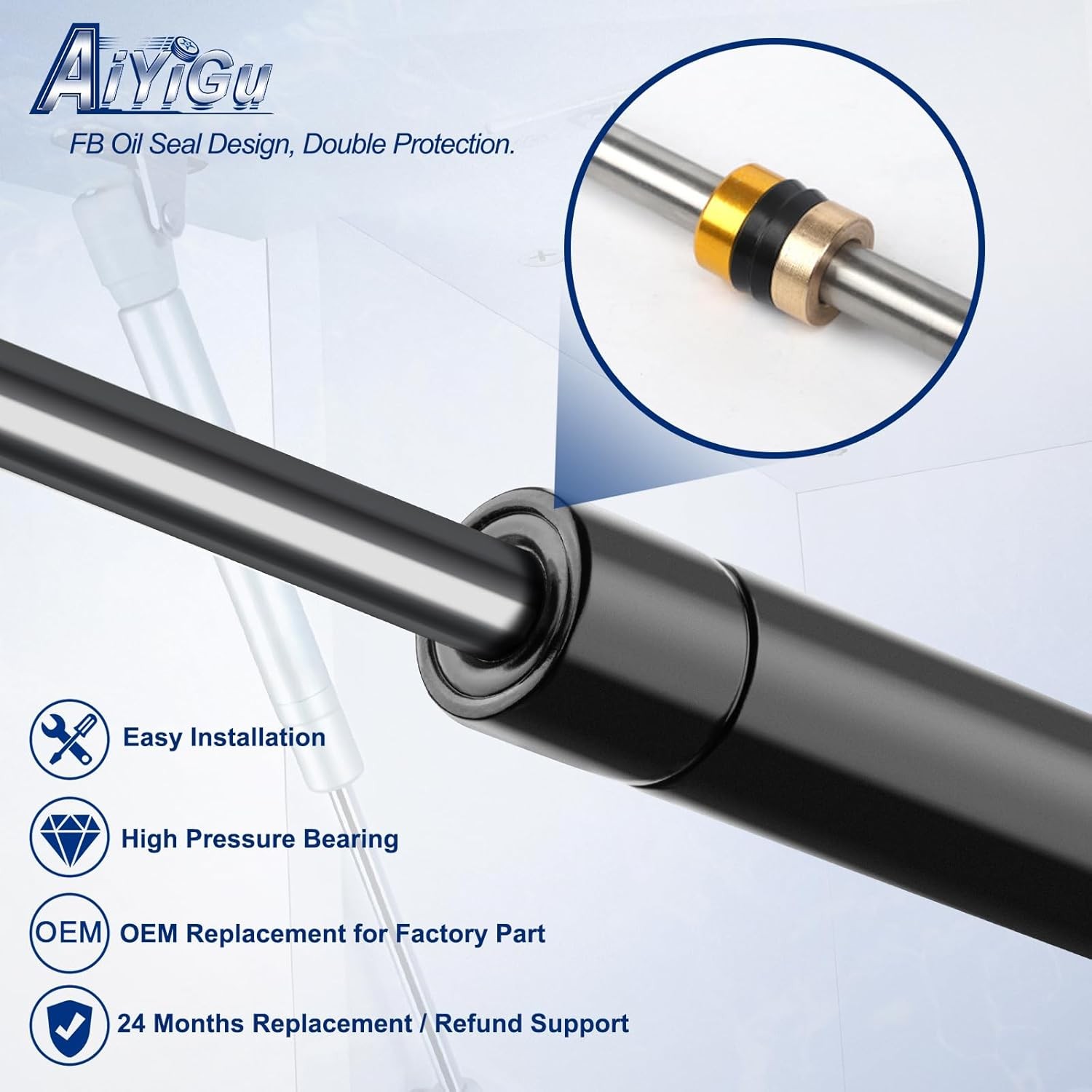Rear Window Glass （not for Rear Tailgate）Shocks Struts Liftgate Charged Supp