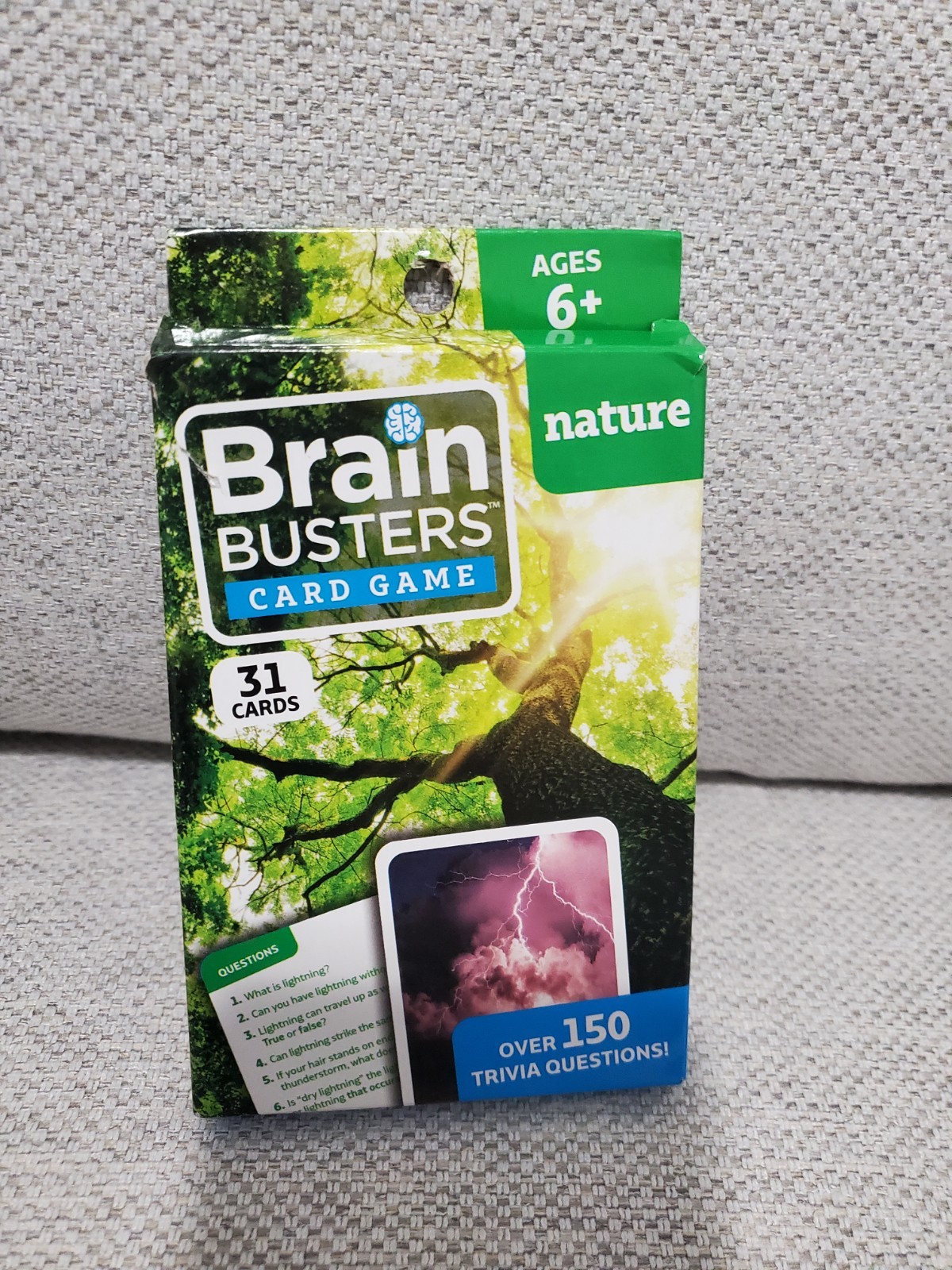 Brain Busters Gaming Cards – 31 Cards Each – Nature