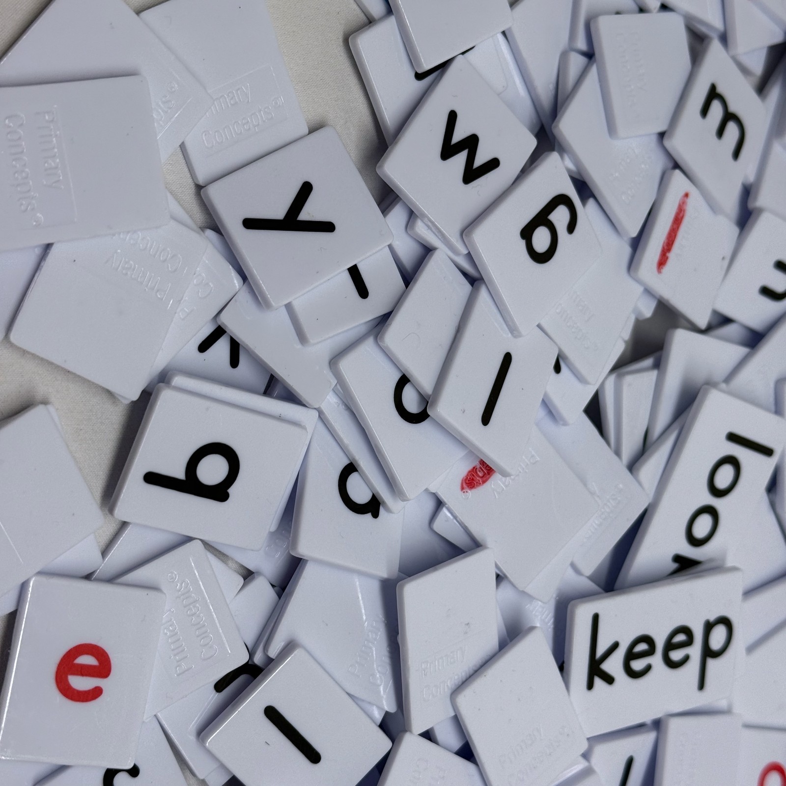 Primary Concepts Educational Alphabet & Word Tiles – 700 PLUS LOT