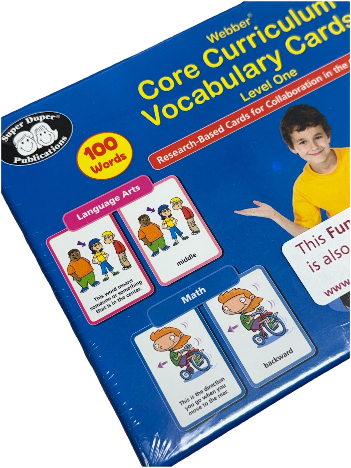 Webber Core Curriculum Vocabulary Cards Level 1 CRD-44 Grades 1 & Up 200 cards