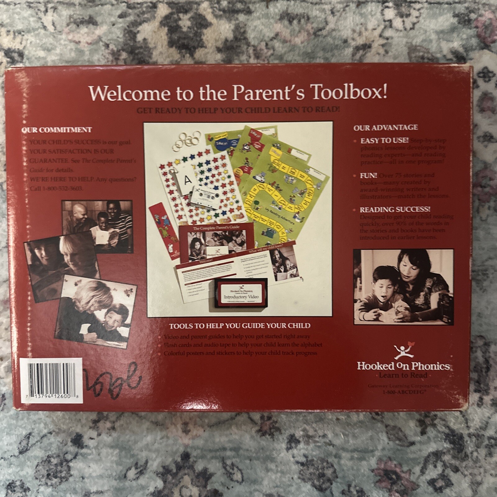 Hooked On Phonics Parents Toolbox Learn To Read Cassette/Guidebook (Missing VHS)