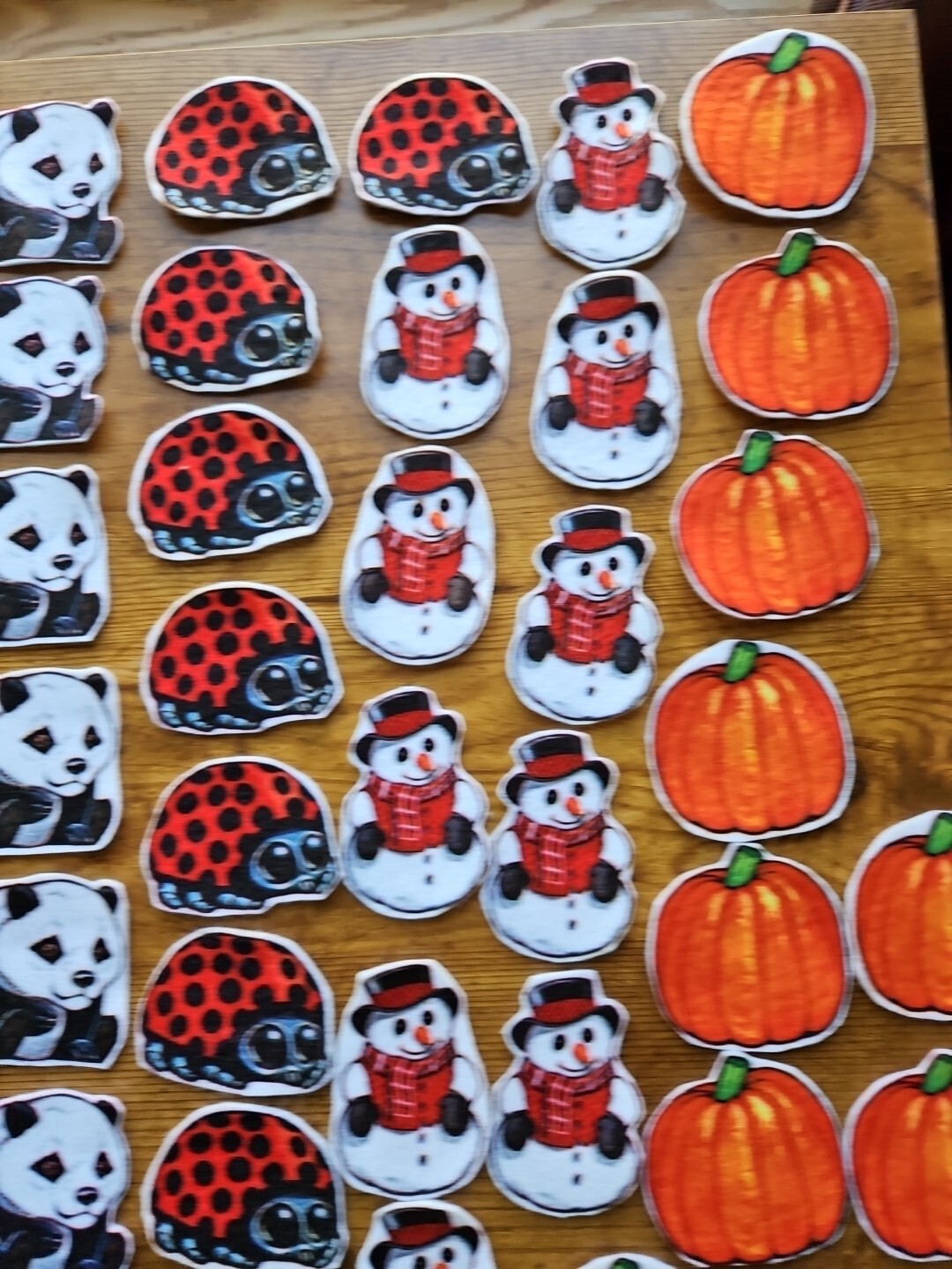 Huge Lot Of 99 Felt Animals Snowmen Pumpkin Flannel Board Pieces Math Preschool