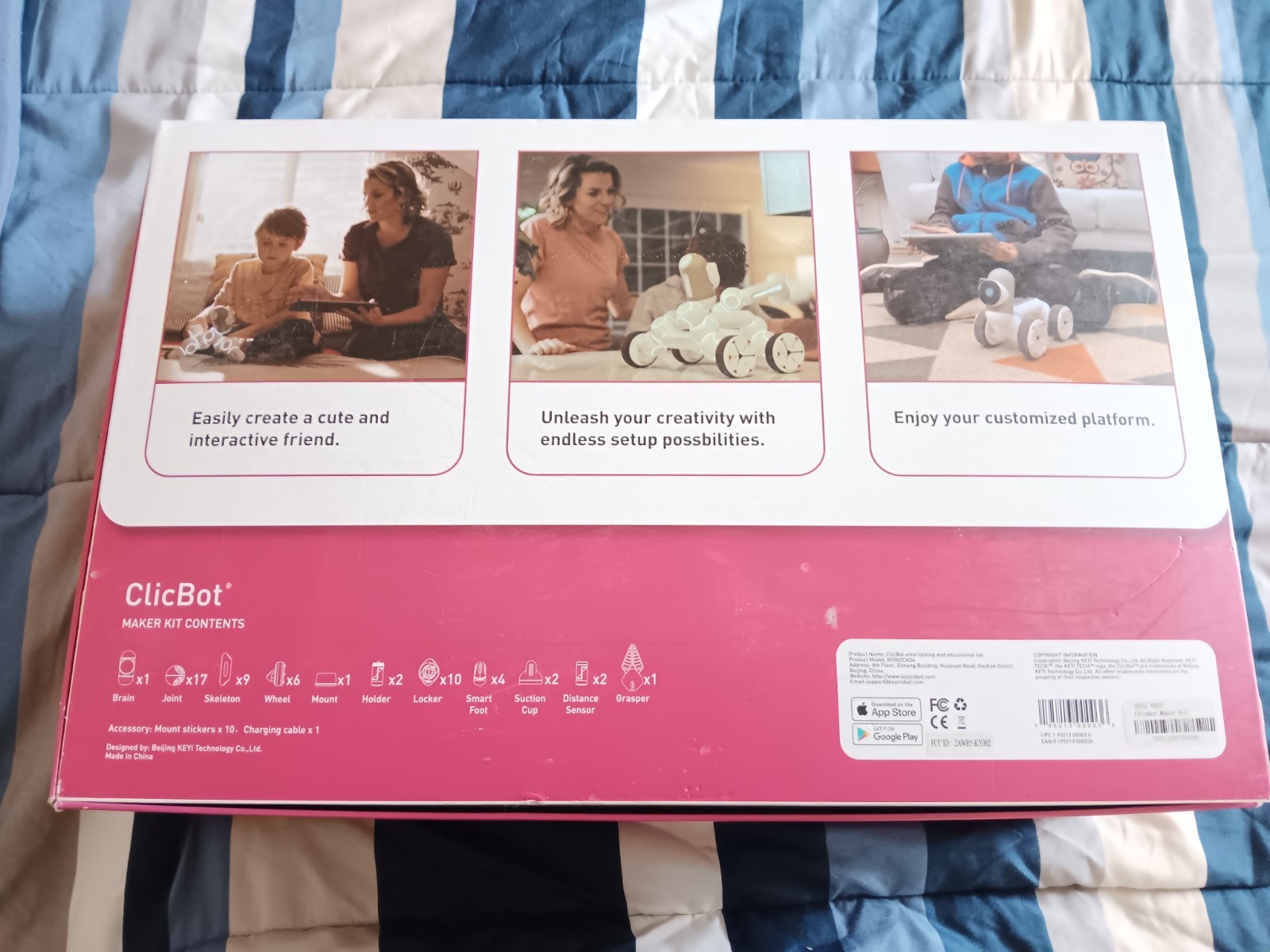 Clicbot Functional Maker Kit Largest STEM Robot Coding Toy Complete Huge Set