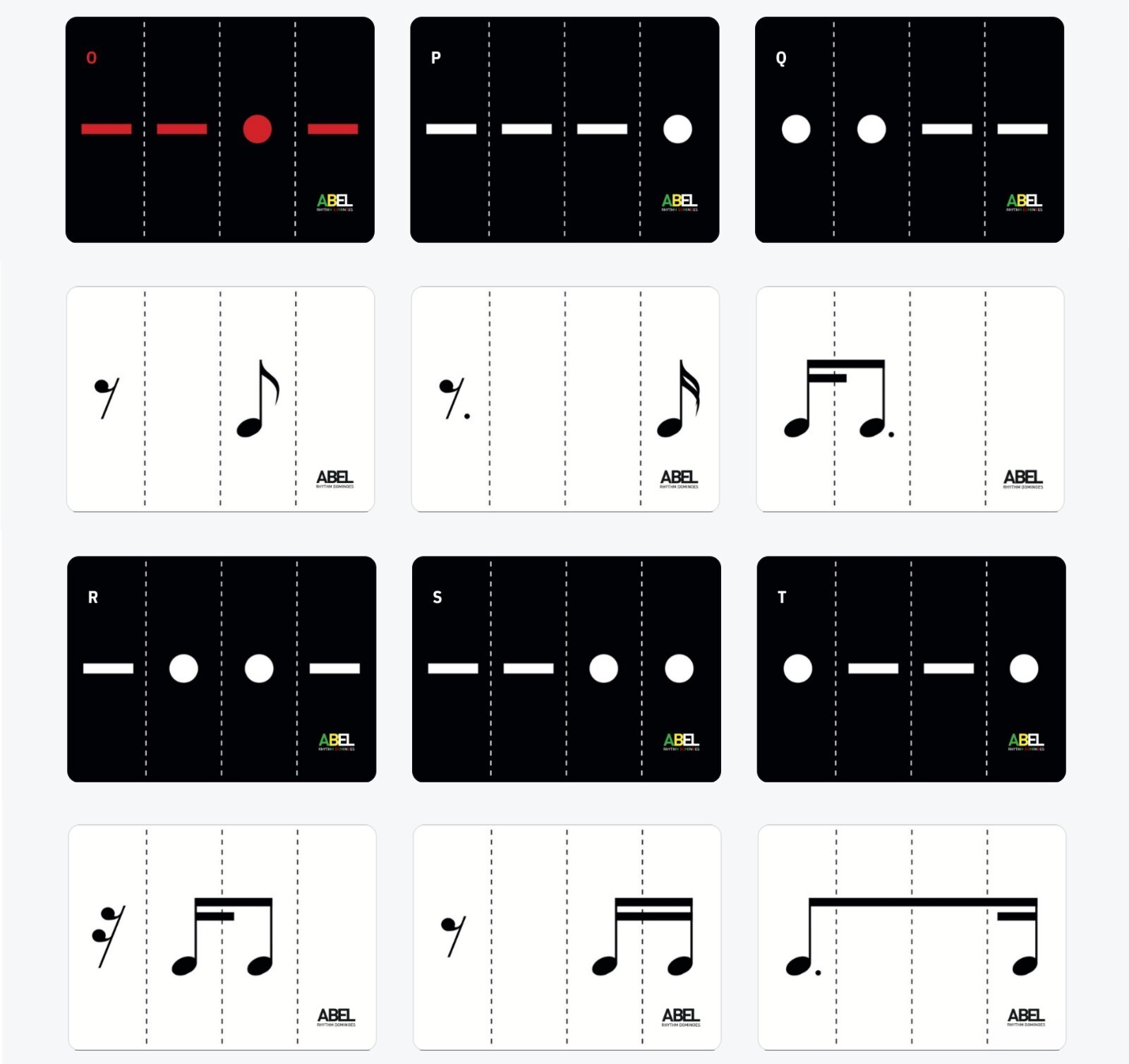 ABEL rhythm dominoes ®️ – CLASSIC DECK™