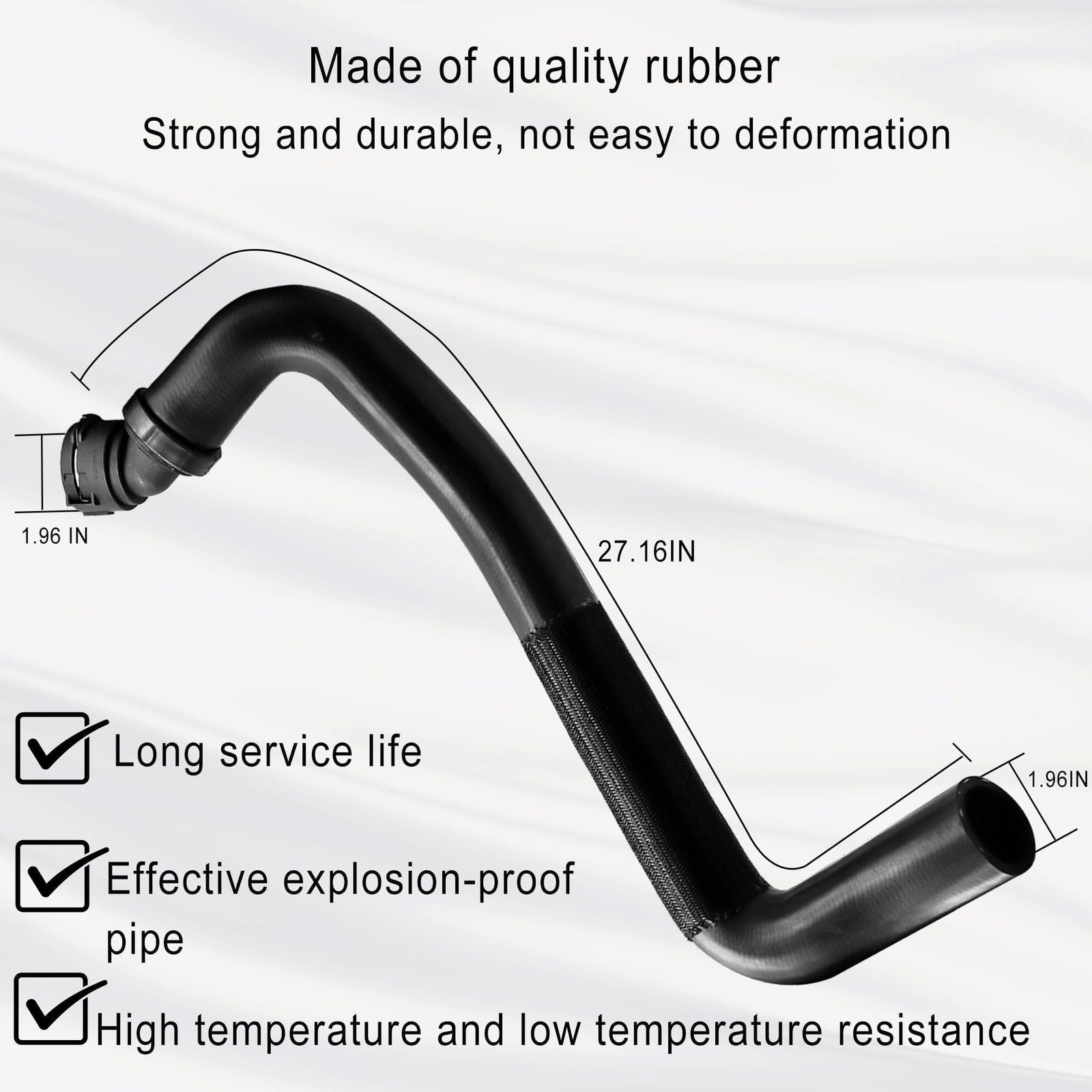 CL3Z-8260-A Radiator Coolant Hose Fit for Ford F-150 2011-2014 for Lincoln Ma…