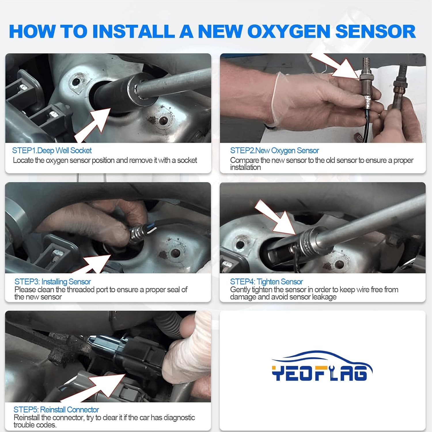 Oxygen Sensor 234-4242 234-4251 for 2010-2014 Chevrolet Chevy Equinox 2.4L GMC T