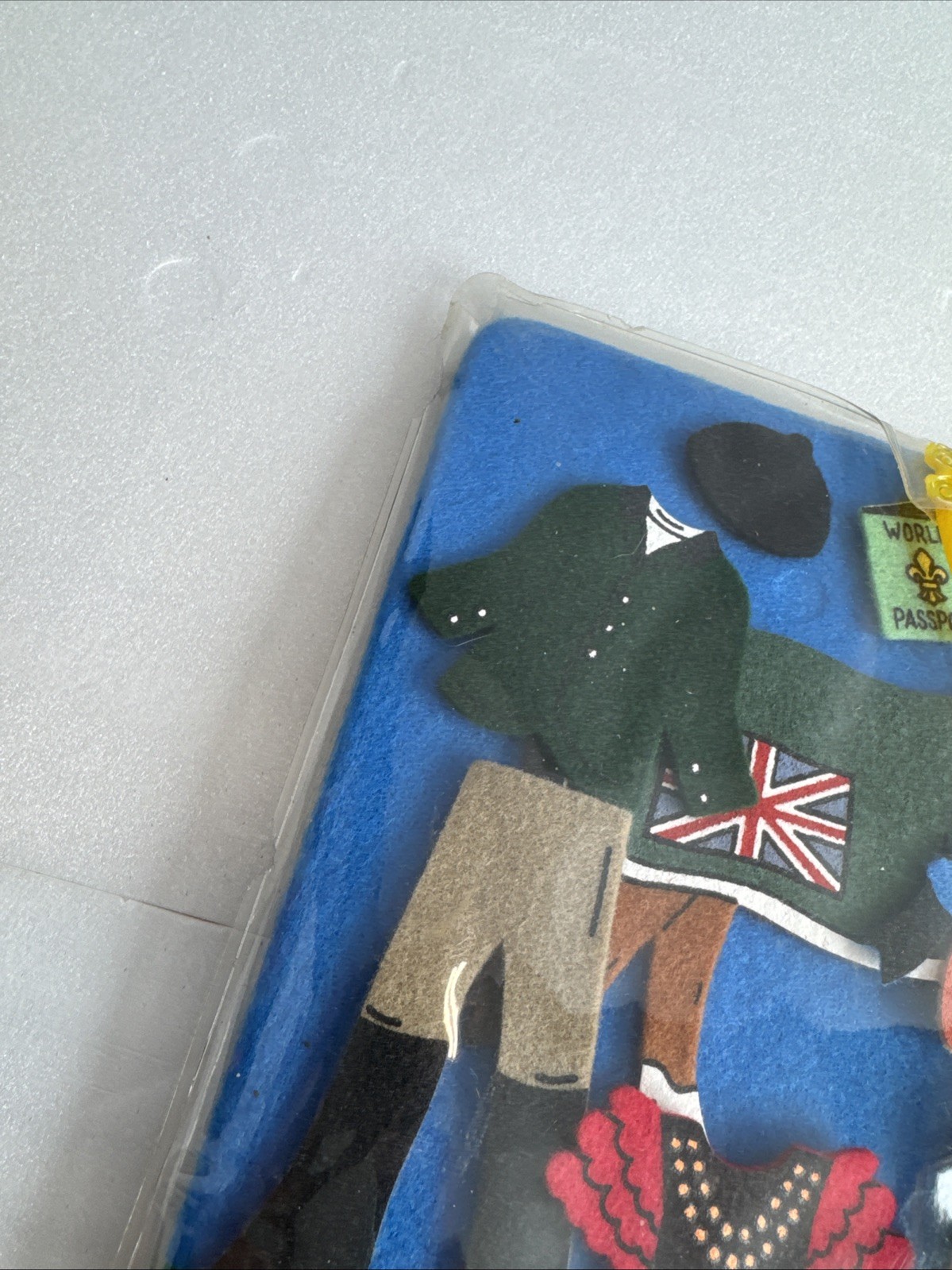 RARE & COLLECTIBLE Madeline Felt Set And Story Pieces: Passport Travel Playset