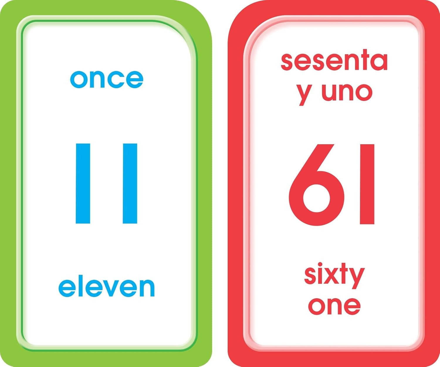 School Zone – Bilingual Numbers 1-100 Flash Cards – Ages 4+, Preschool to
