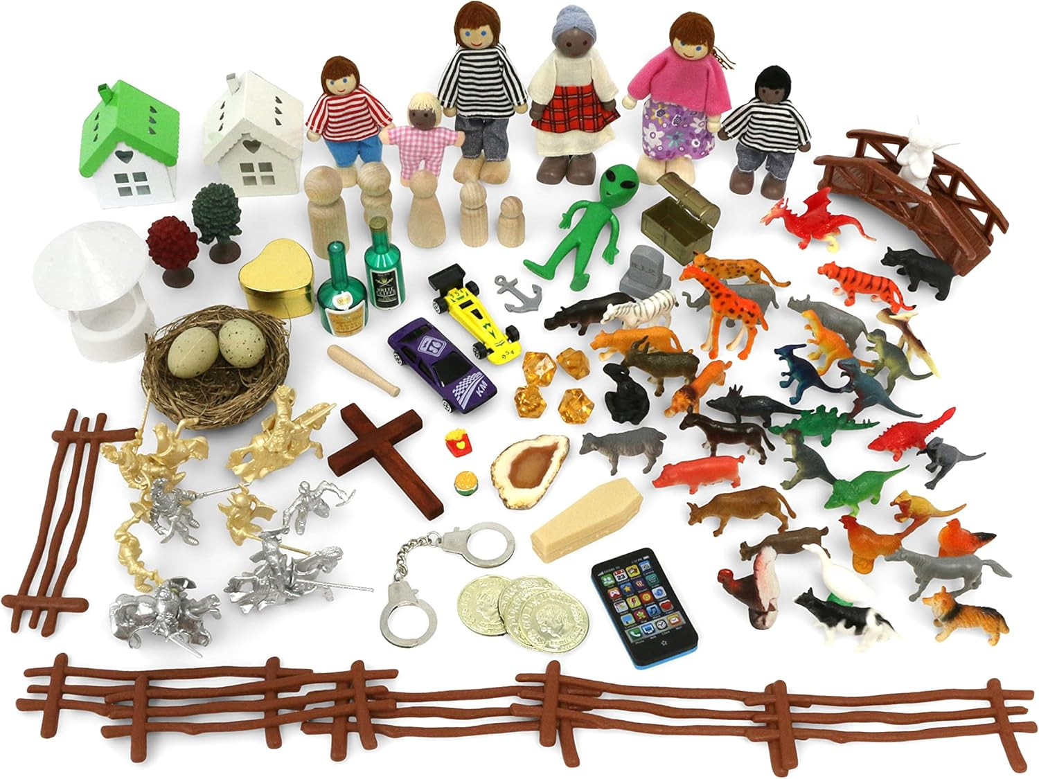 Sandtray Play Therapy Basic Starter Kit – 100+ Pieces