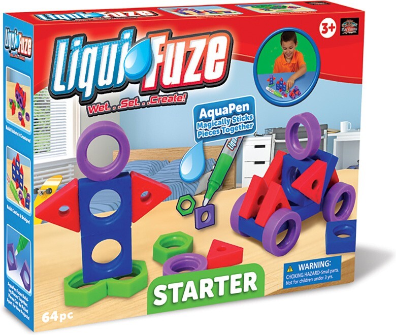 Liqui Fuze Starter Set 64 Pc Building STEM Toy Imagine and Build New In Box