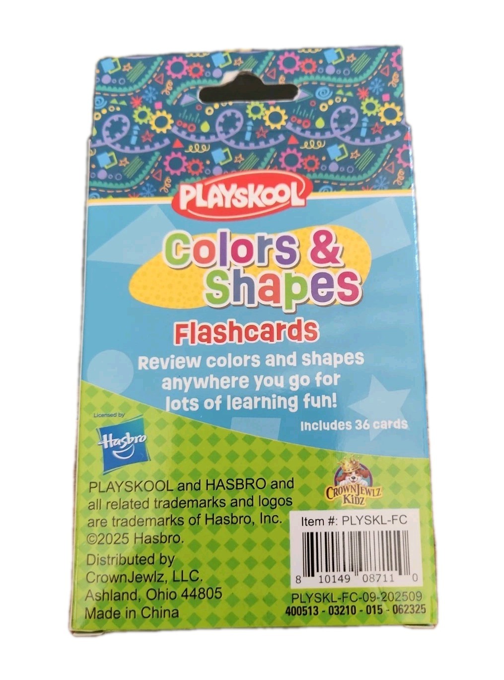 Set Playskool 123s & First Words & Colors and Shapes Flashcards Educational